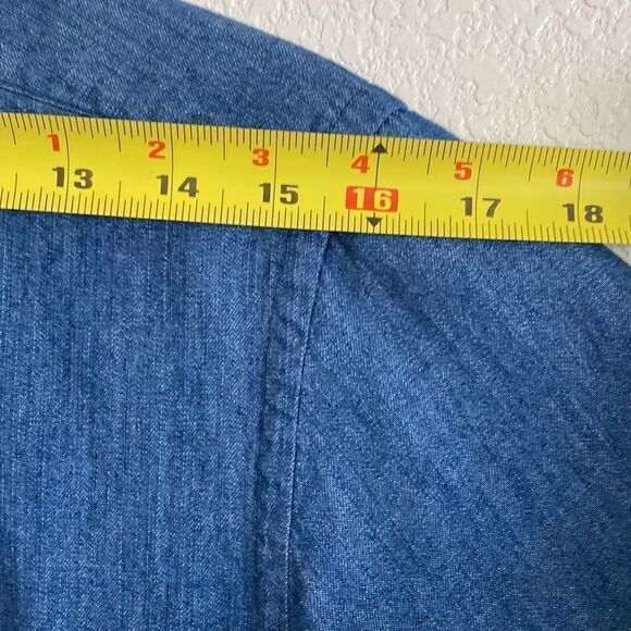 BOSS by Hugo Boss Men’s Denim Buttons Down Shirt Size S - Picture 3 of 5